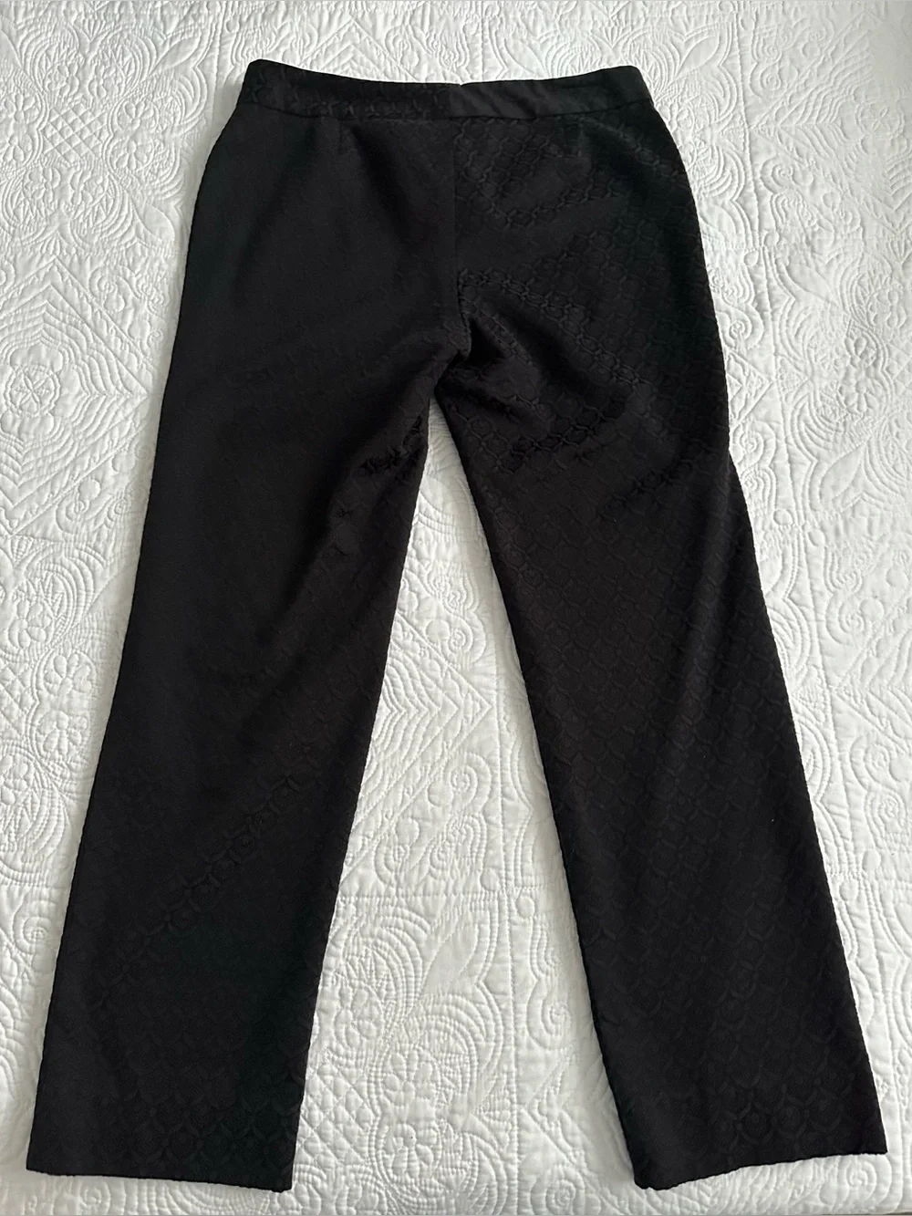 Kasper Textured Black Dress Pants Sz 6 - Picture 2 of 7